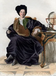 Porträt von Bernard Le Bouyer (Le Bovier) de Fontenelle (1657-1757), französischer Schriftsteller